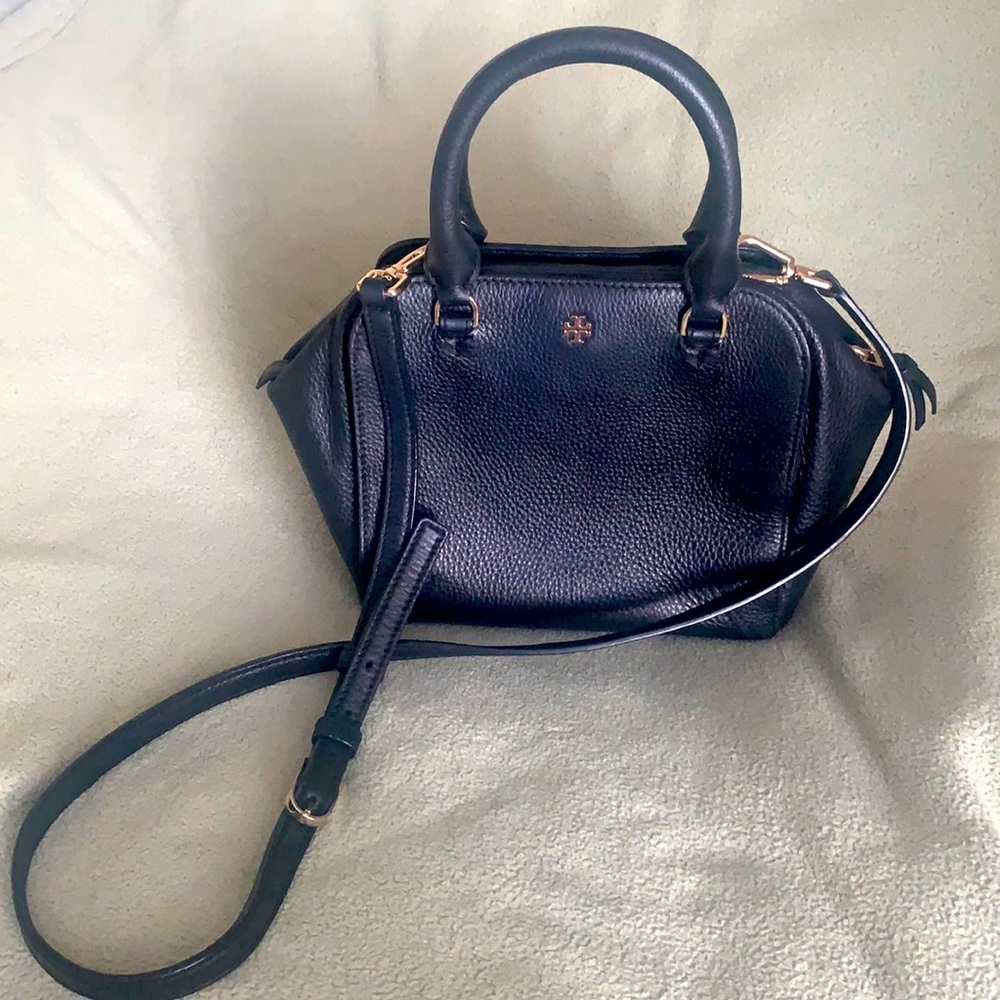 Tory Burch leather black crossbody bag